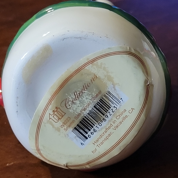 Vtg SNOWMAN SALT & PEPPER SHAKERS CHRISTMAS HOLIDAY XMAS DECOR Winter Ski Lodge - Picture 6 of 6